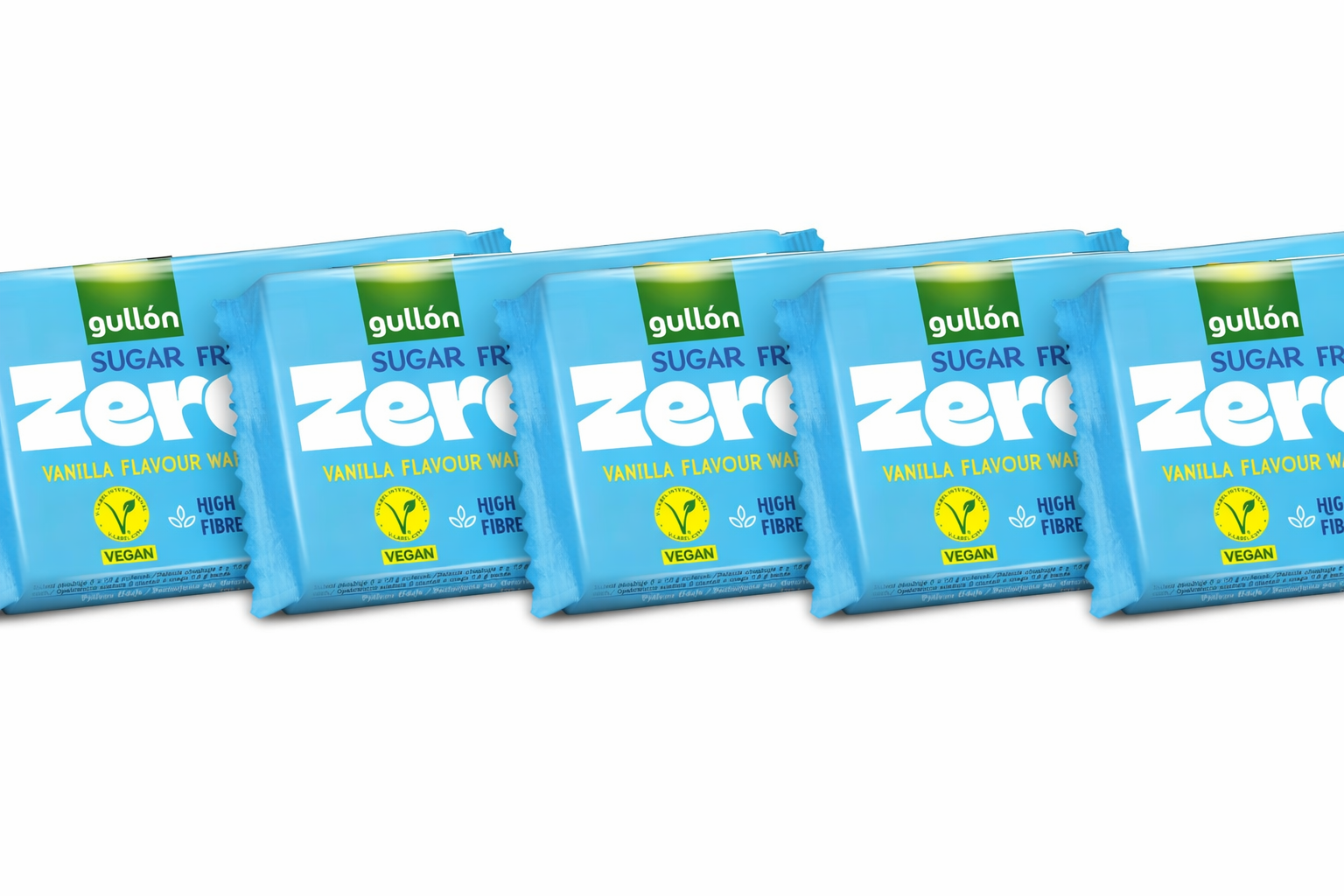 Gullon Sugar Free Vanilla Wafer 180g x 5