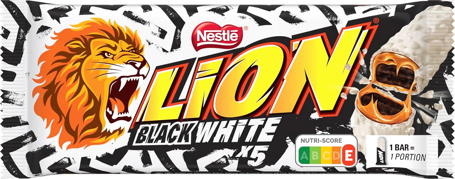 Lion Black & White Schokoriegel 24x 42 g