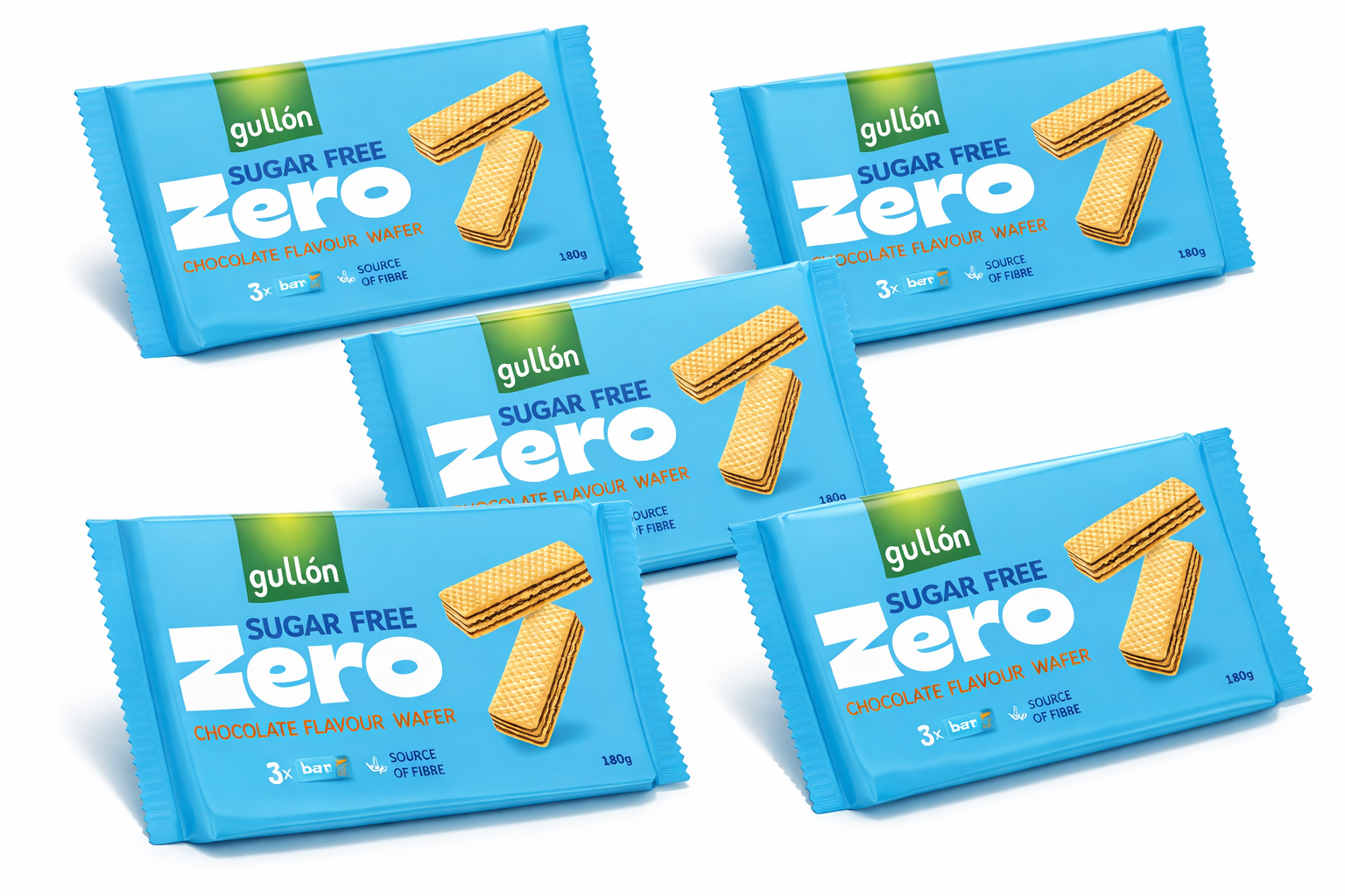 Gullon Sugar Free Choco Wafer 5x  180g