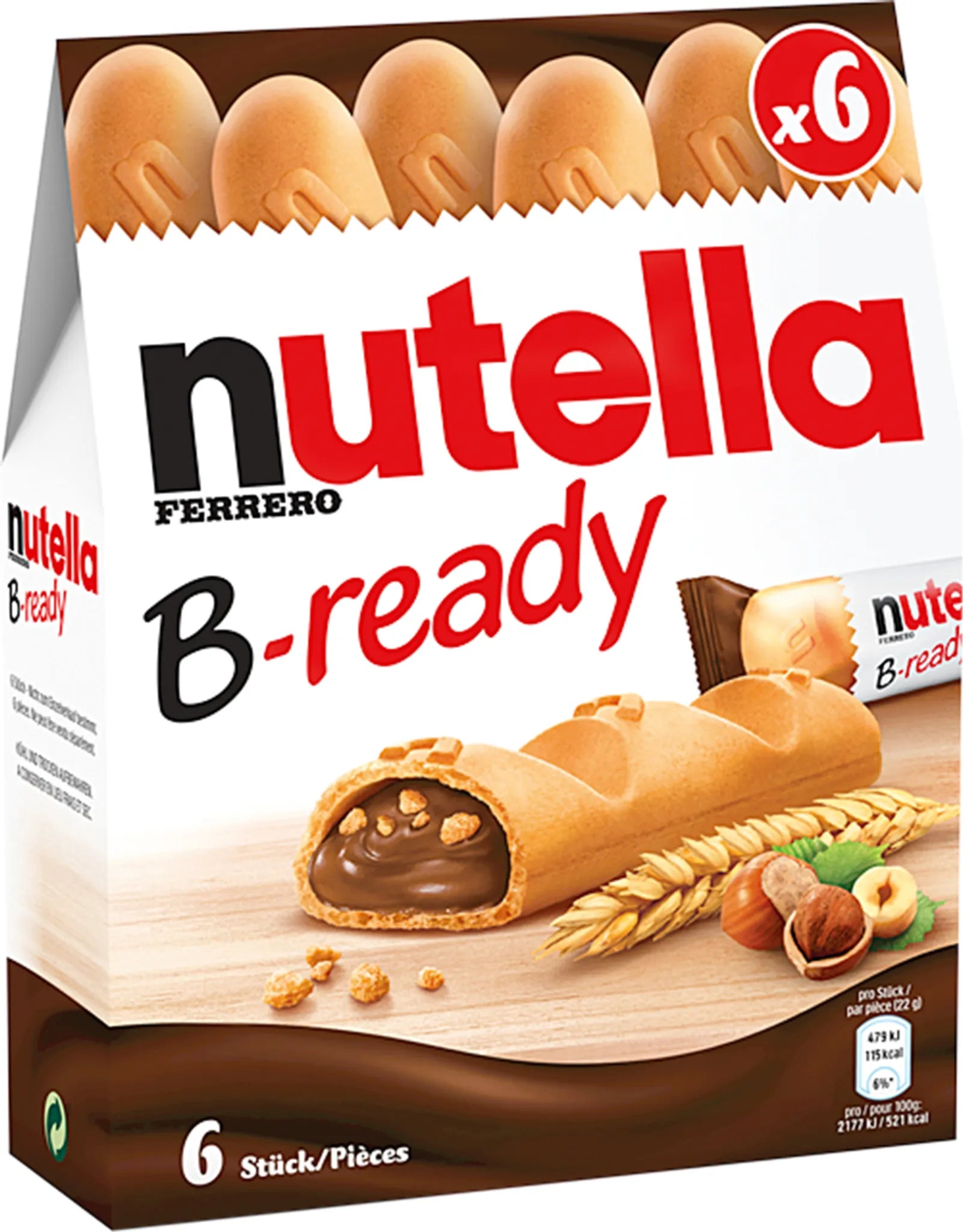 Nutella B-ready 6er 132g