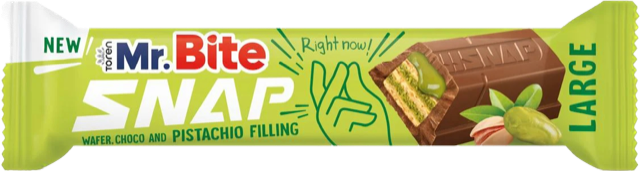Toren Mr.Bite Snap Wafer Schoko Pistazie 24 x 35 g