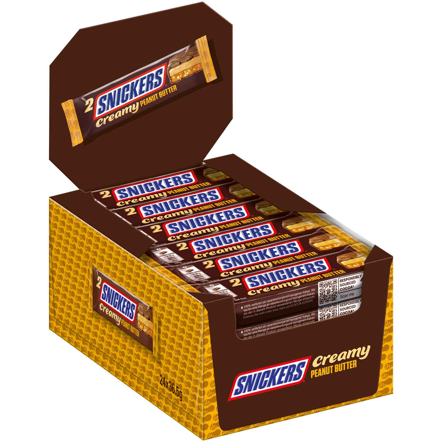 Snickers Creamy Peanut Butter 4x36 g
